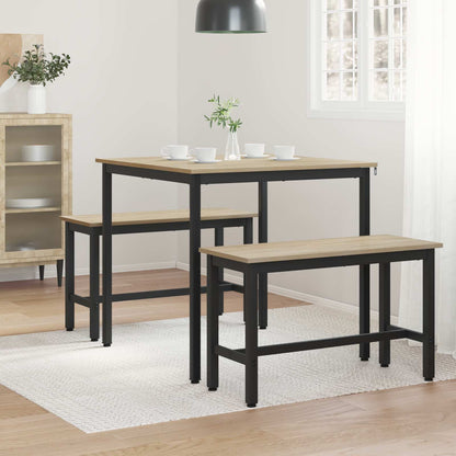 Dining Tables 80 x 80 x 75 cm Engineered Wood Sonoma Oak Square