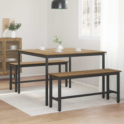 Dining Tables 110 x 110 x 75 cm METAL Rectangular