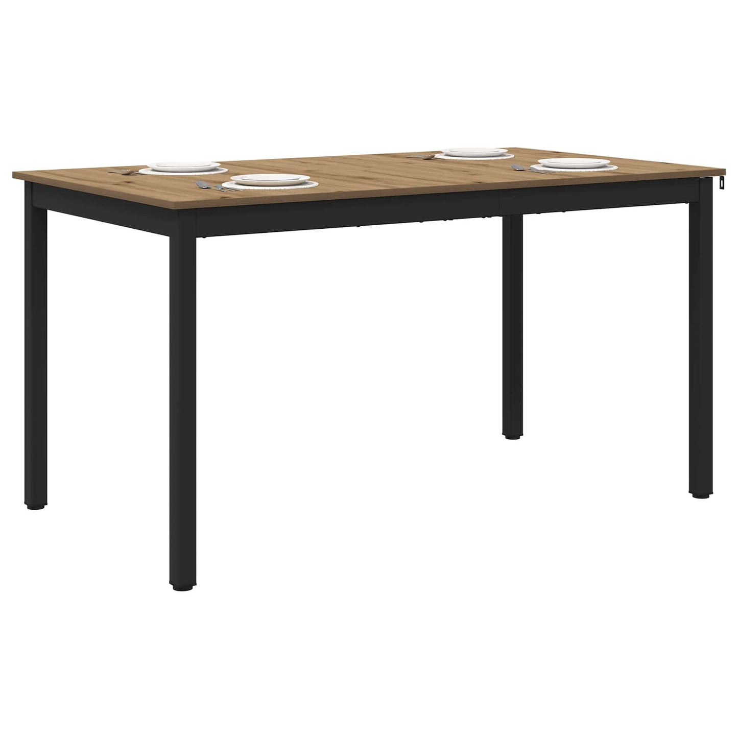 Dining Tables 140 x 80 x 75 cm METAL Rectangular