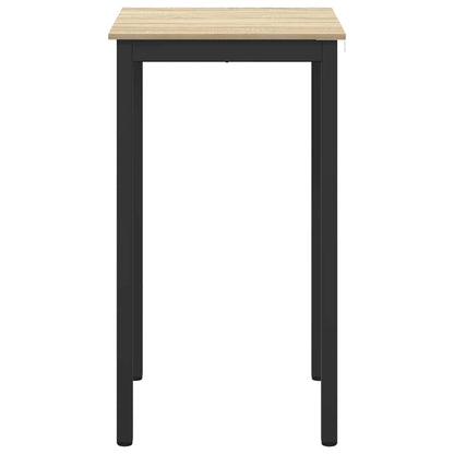 Standing Bar Table Engineered Wood Square