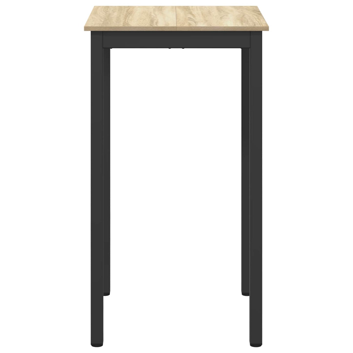 Standing Bar Table Engineered Wood Square