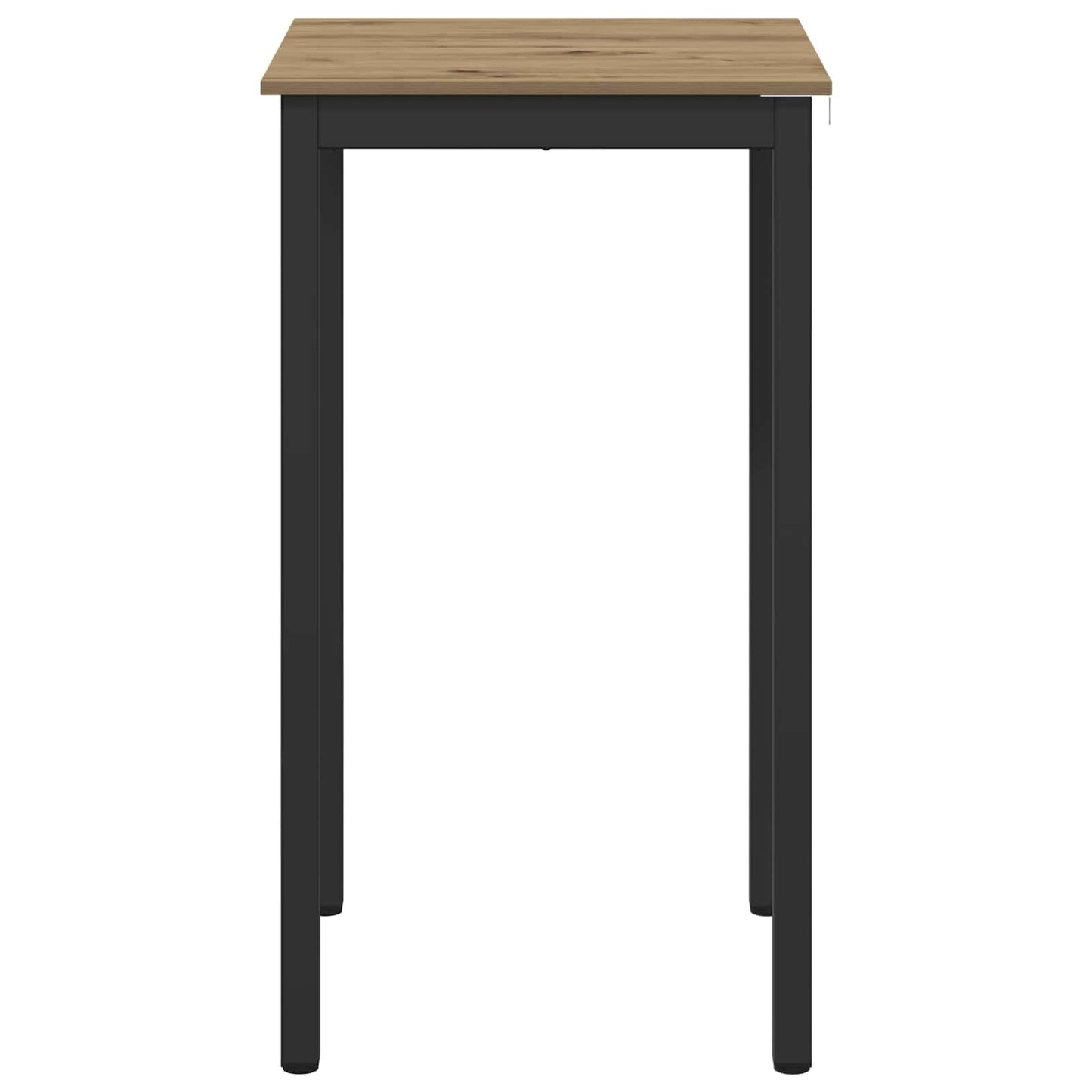 Standing Bar Table Engineered Wood Square