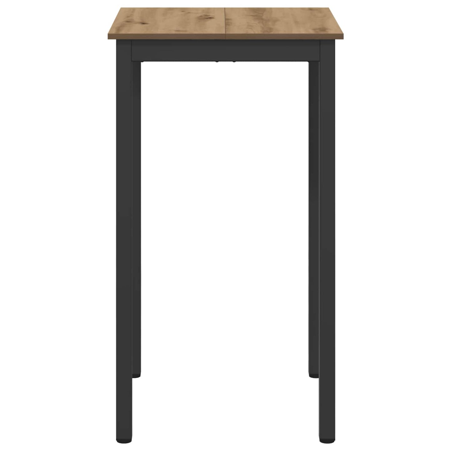 Standing Bar Table Engineered Wood Square