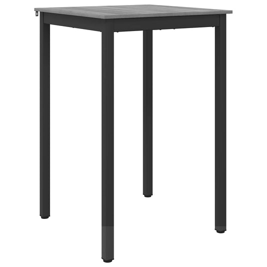 Standing Bar Table Engineered Wood Square