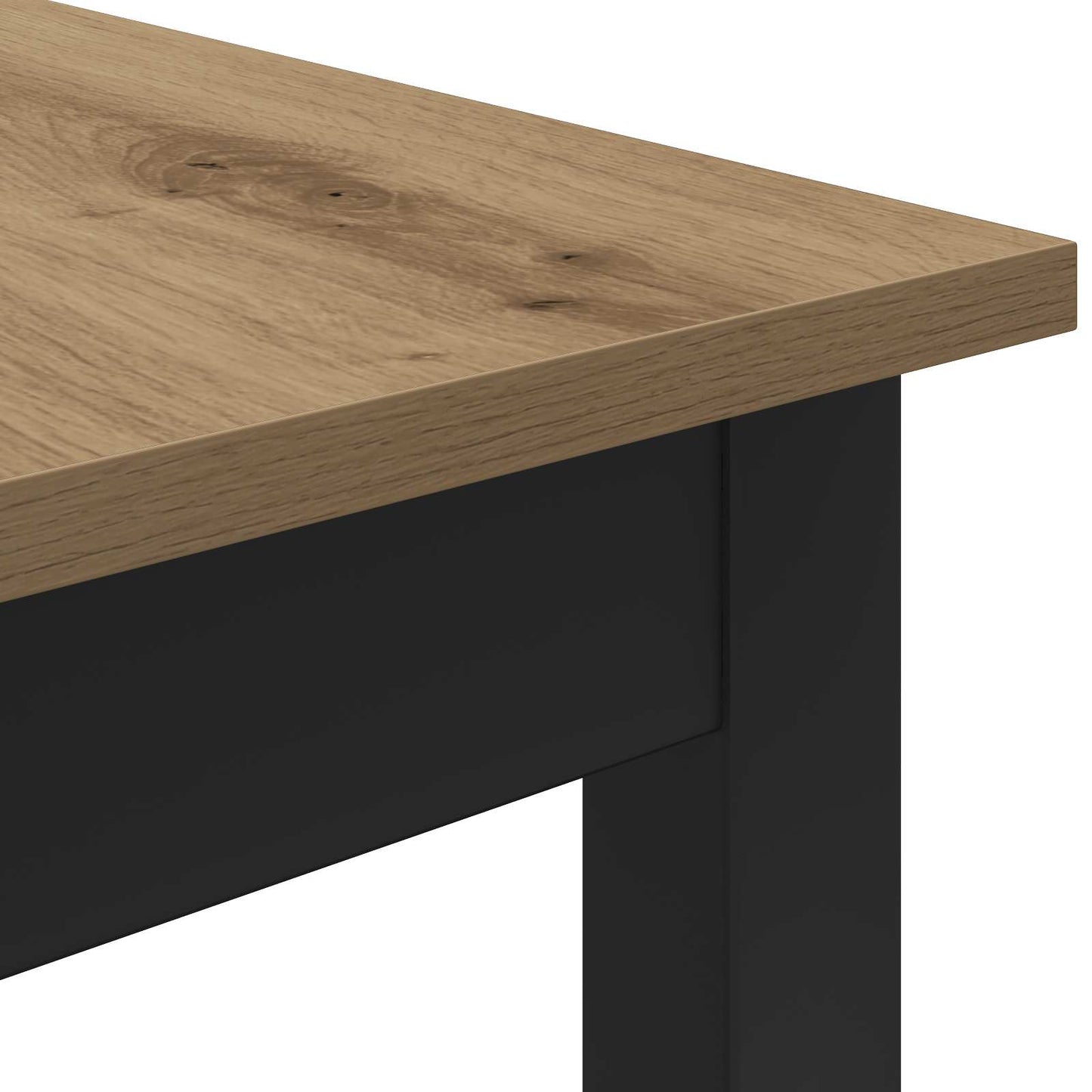 Standing Bar Table Engineered Wood Square