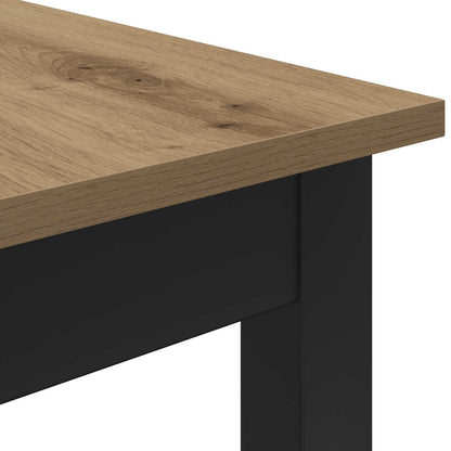 Standing Bar Table Engineered Wood Square