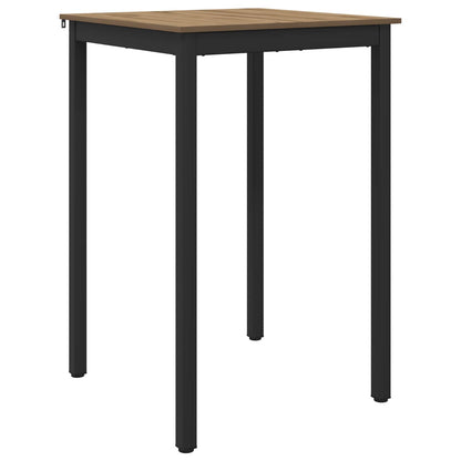 Standing Bar Table Engineered Wood Square