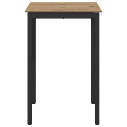 Standing Bar Table Engineered Wood Square