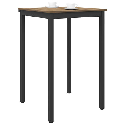 Standing Bar Table Engineered Wood Square