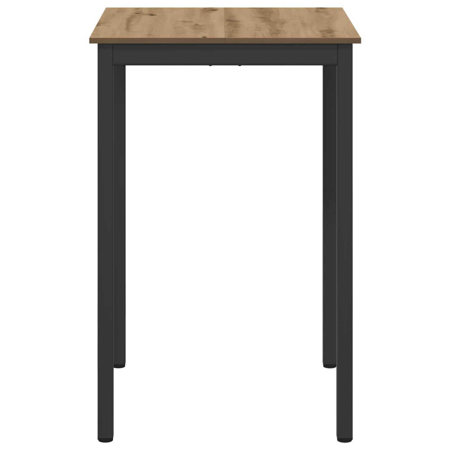 Standing Bar Table Engineered Wood Square