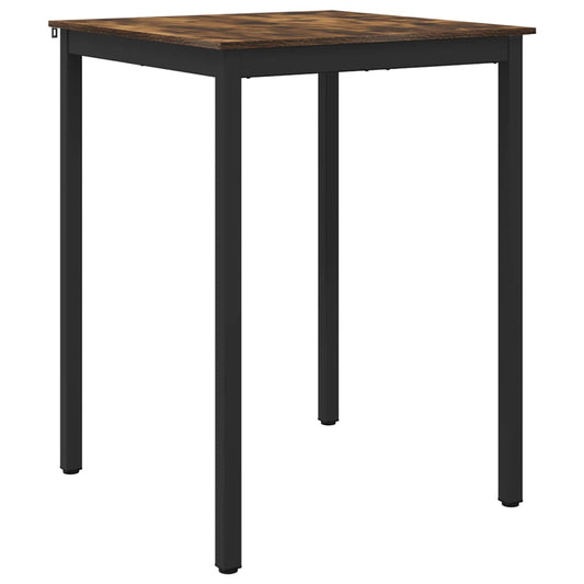 Standing Bar Table Engineered Wood Square
