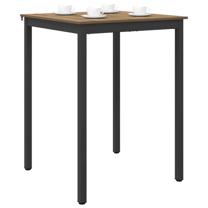 Standing Bar Table Engineered Wood Square