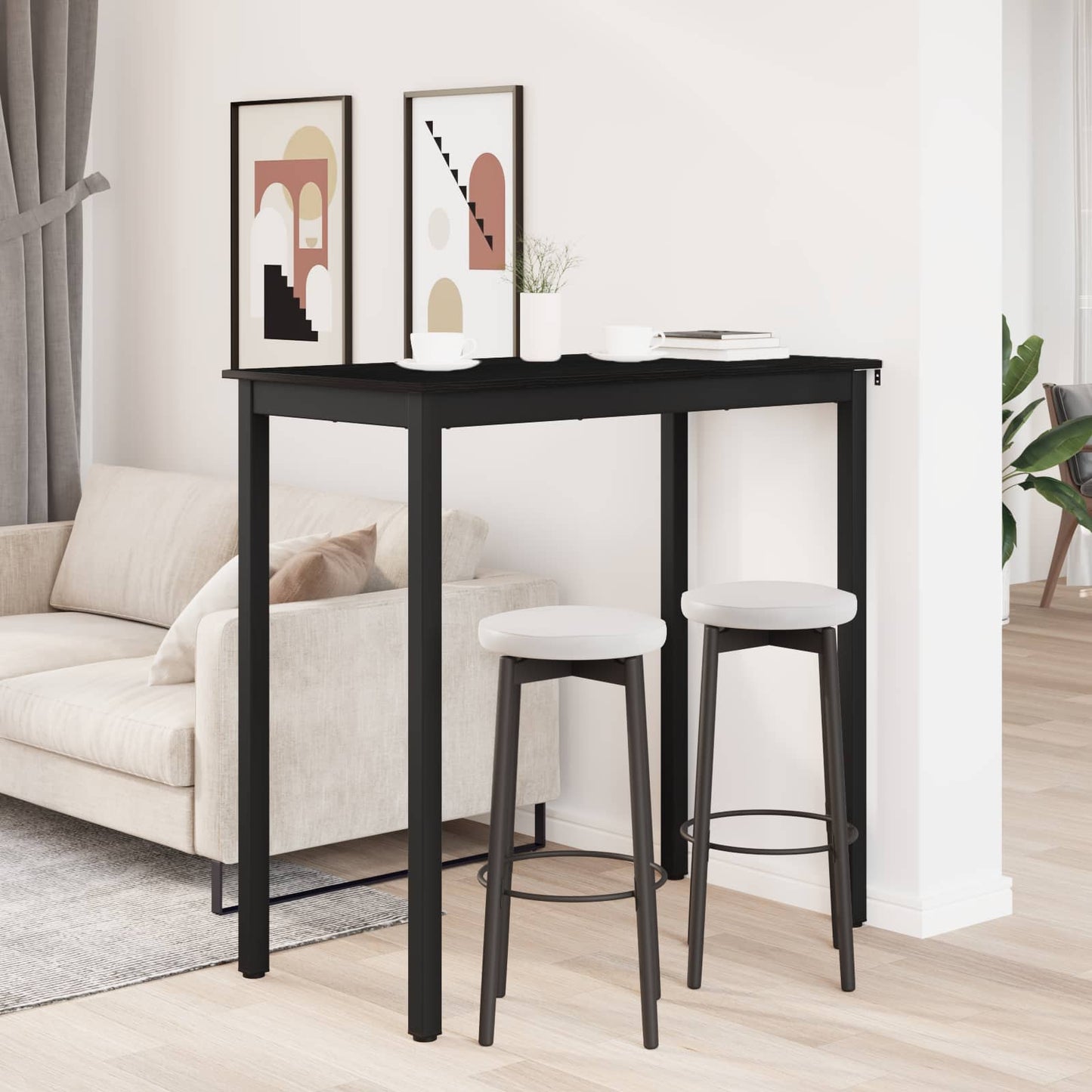 Standing Bar Table Engineered Wood Rectangular