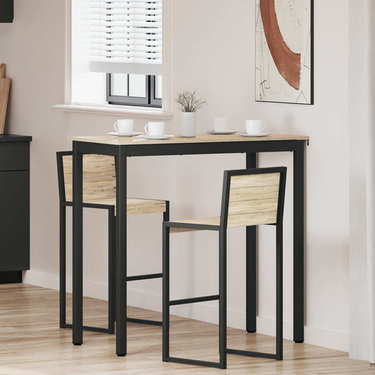 Standing Bar Table Engineered Wood Rectangular