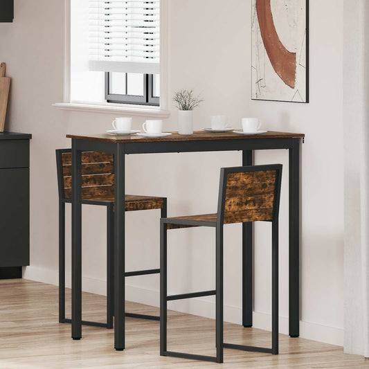 Standing Bar Table Engineered Wood Rectangular