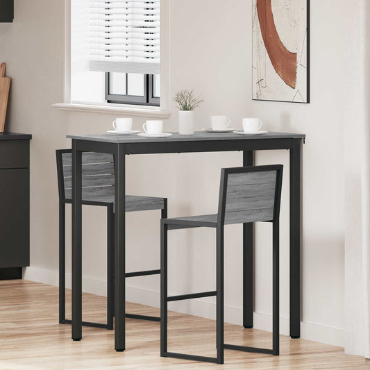 Standing Bar Table Engineered Wood Rectangular