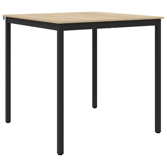 Standing Bar Table Engineered Wood Square