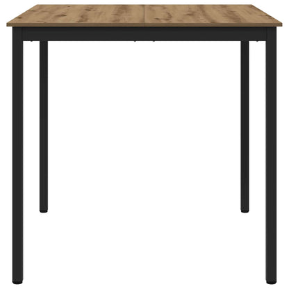 Standing Bar Table Engineered Wood Square