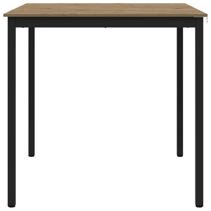 Standing Bar Table Engineered Wood Square