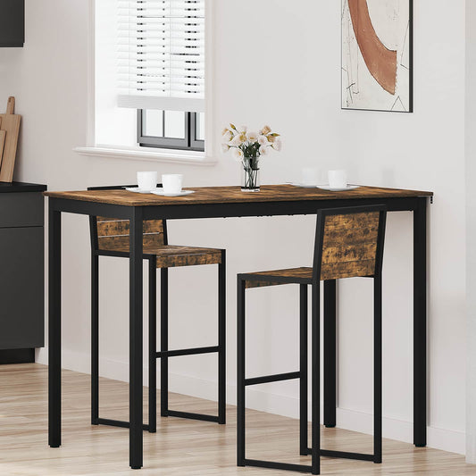 Standing Bar Table Engineered Wood Rectangular