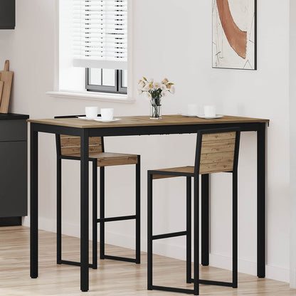 Standing Bar Table Engineered Wood Rectangular