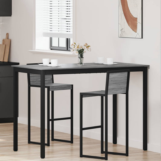 Standing Bar Table Engineered Wood Rectangular