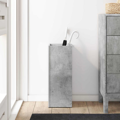 Umbrella Stand Concrete Grey 25 x 24.5 x 64 cm Engineered Wood