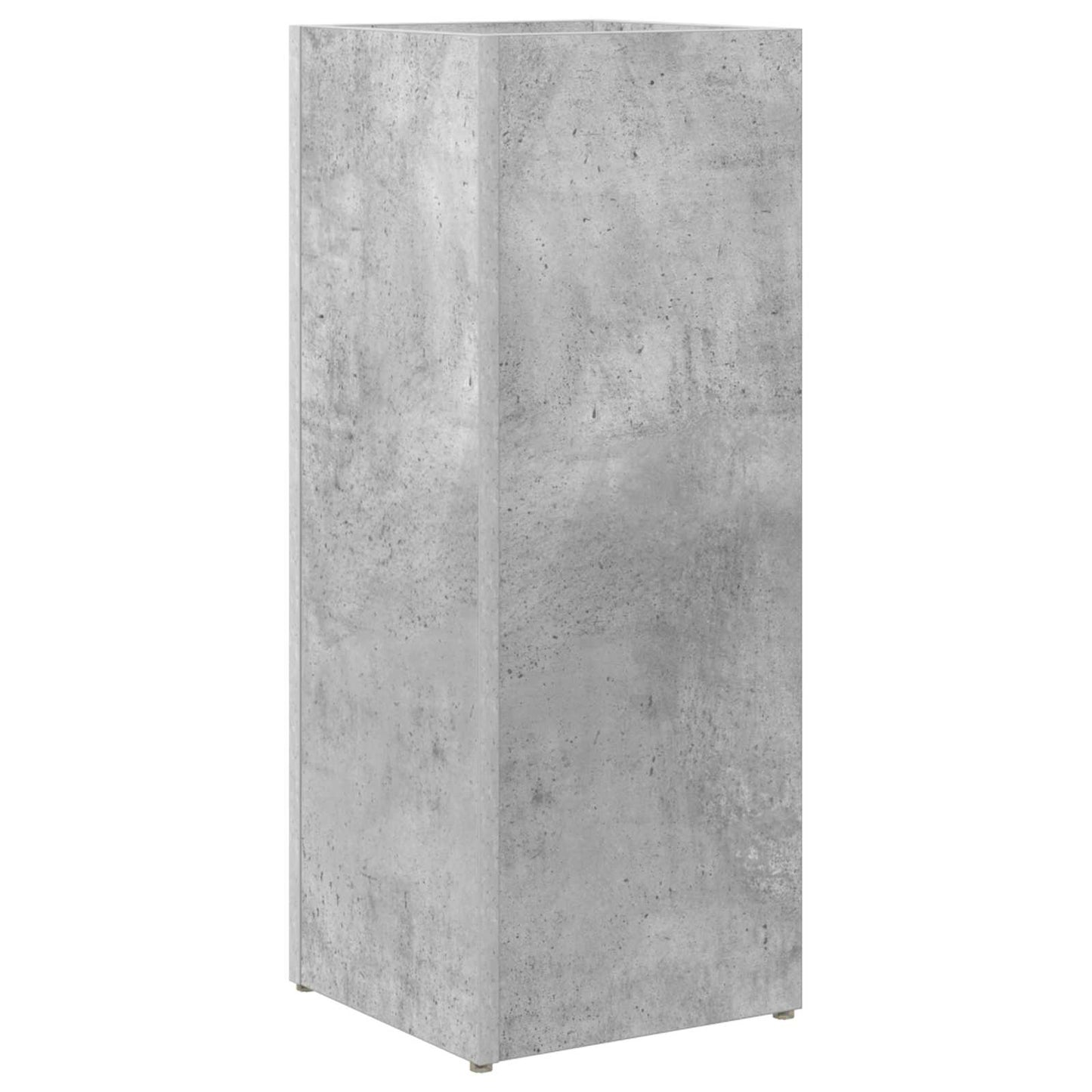 Umbrella Stand Concrete Grey 25 x 24.5 x 64 cm Engineered Wood