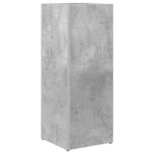Umbrella Stand Concrete Grey 25 x 24.5 x 64 cm Engineered Wood