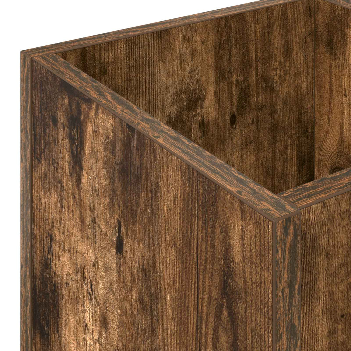 Umbrella Stand Smoked Oak 25 x 24.5 x 64 cm Engineered Wood