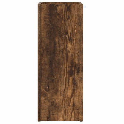 Umbrella Stand Smoked Oak 25 x 24.5 x 64 cm Engineered Wood