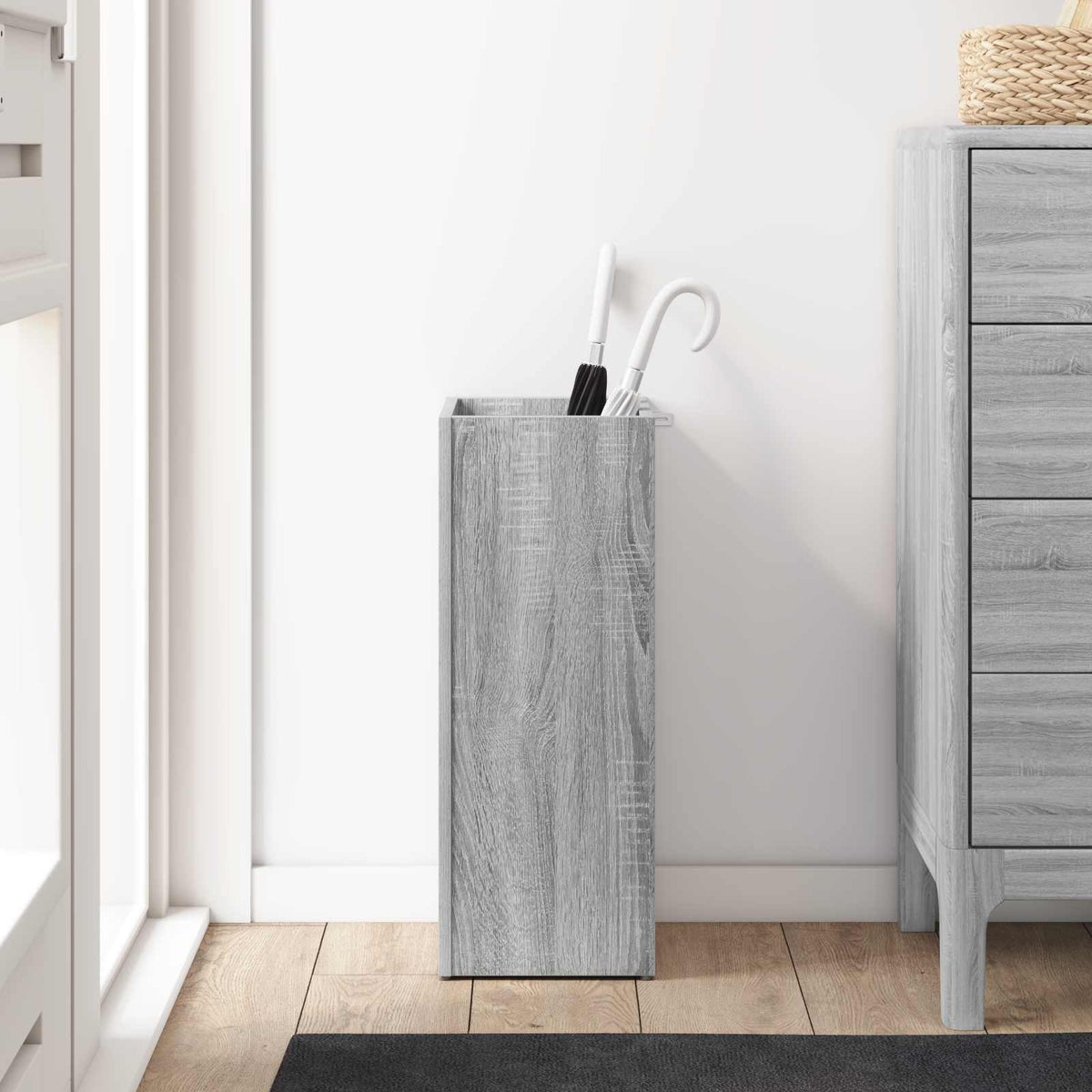 Umbrella Stand Grey Sonoma 25 x 24.5 x 64 cm Engineered Wood