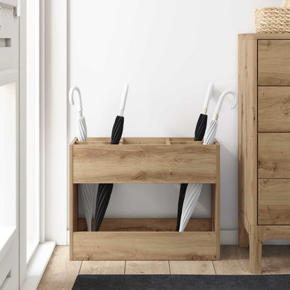 Umbrella Stand Artisan Oak 65 x 24 x 50 cm Engineered Wood