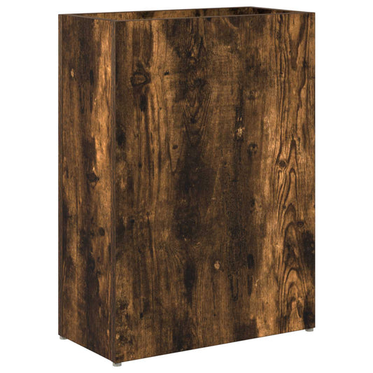 Umbrella Stand Smoked Oak 40 x 20 x 55.5 cm Engineered Wood