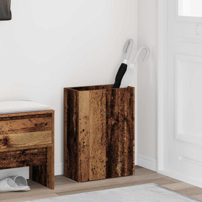 Umbrella Stand Old Wood 40 x 20 x 55.5 cm Engineered Wood