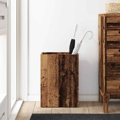 Umbrella Stand Old Wood 40 x 20 x 55.5 cm Engineered Wood