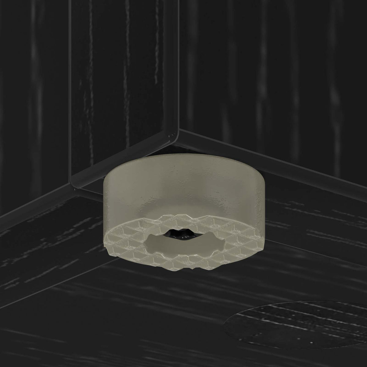 Umbrella Stand Black Oak 20 x 20 x 55.5 cm Engineered Wood