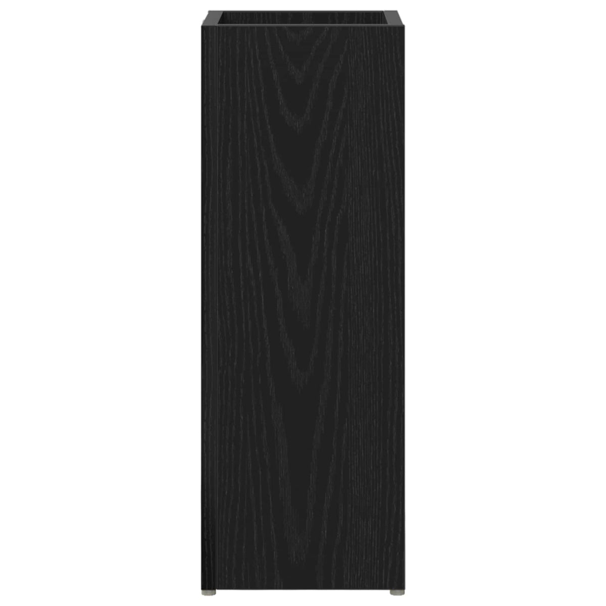 Umbrella Stand Black Oak 20 x 20 x 55.5 cm Engineered Wood