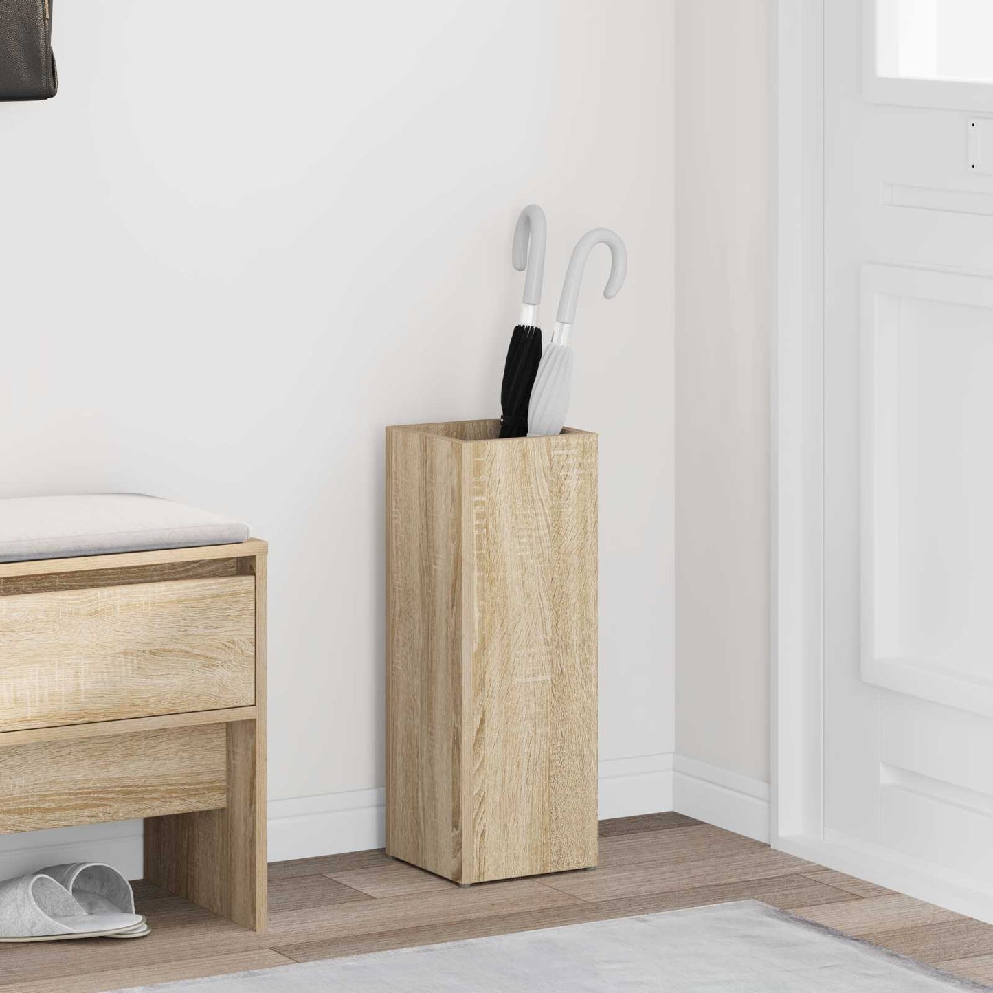 Umbrella Stand Sonoma Oak 20 x 20 x 55.5 cm Engineered Wood