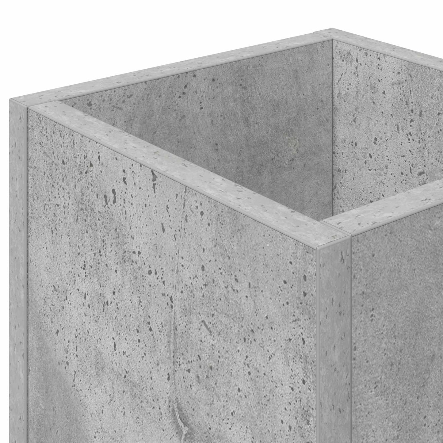 Umbrella Stand Concrete Grey 20 x 20 x 55.5 cm Engineered Wood