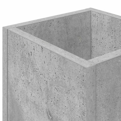 Umbrella Stand Concrete Grey 20 x 20 x 55.5 cm Engineered Wood