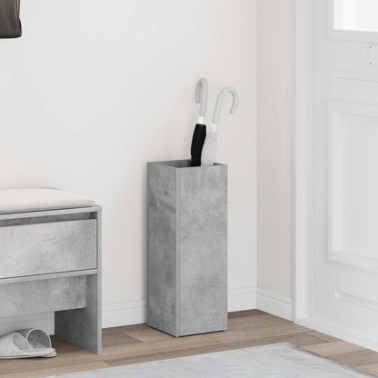 Umbrella Stand Concrete Grey 20 x 20 x 55.5 cm Engineered Wood
