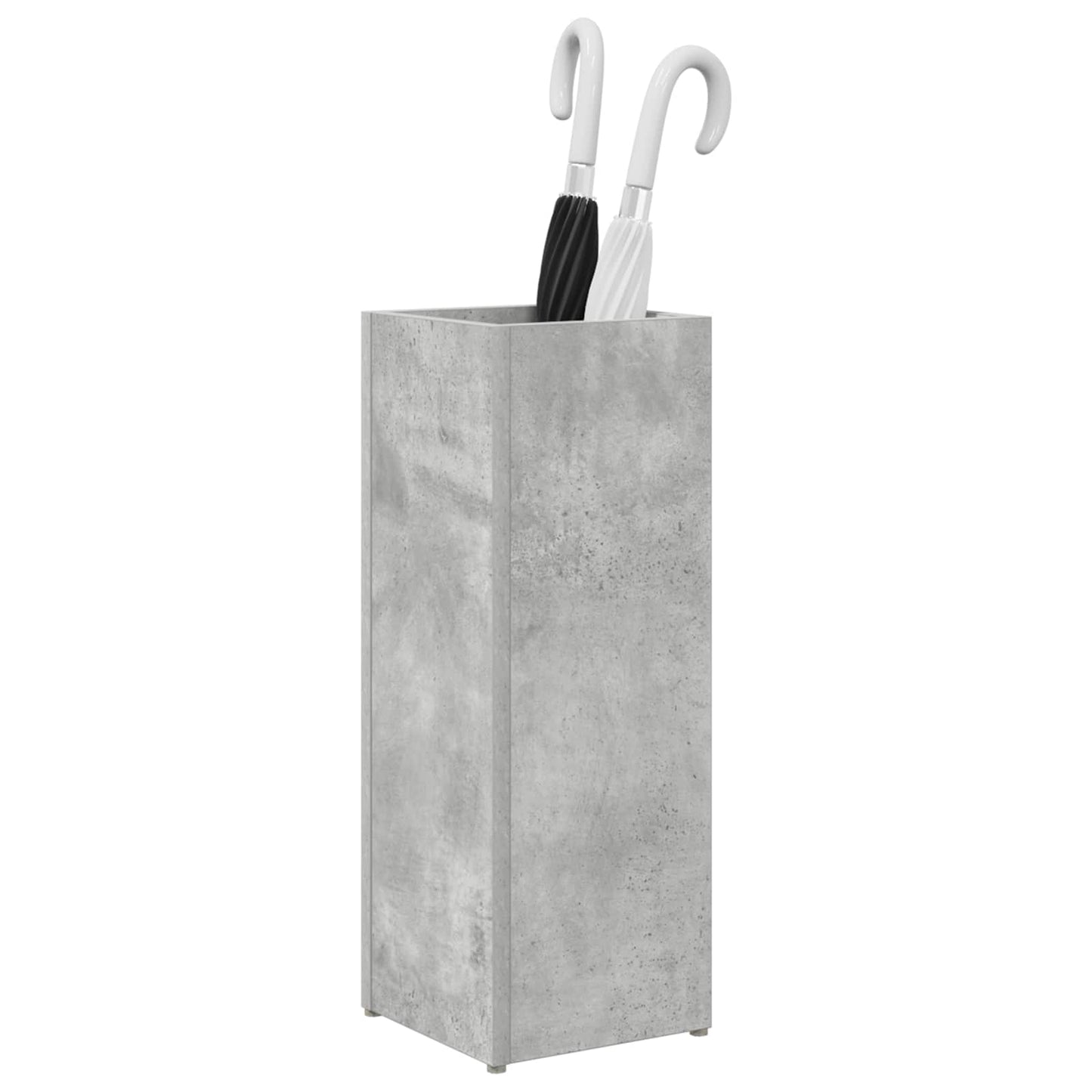Umbrella Stand Concrete Grey 20 x 20 x 55.5 cm Engineered Wood