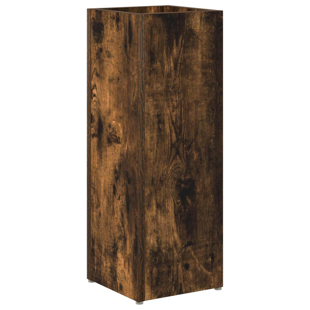 Umbrella Stand Smoked Oak 20 x 20 x 55.5 cm Engineered Wood