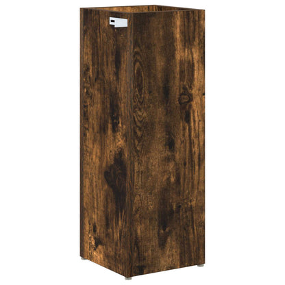 Umbrella Stand Smoked Oak 20 x 20 x 55.5 cm Engineered Wood