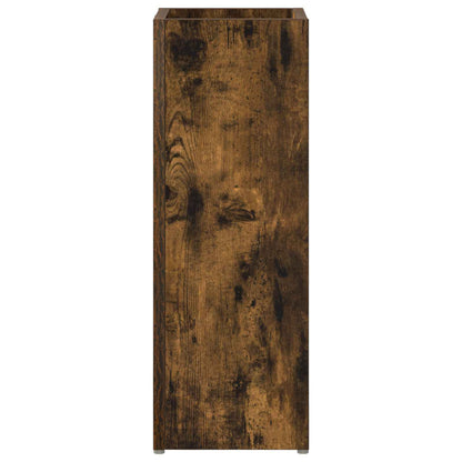 Umbrella Stand Smoked Oak 20 x 20 x 55.5 cm Engineered Wood
