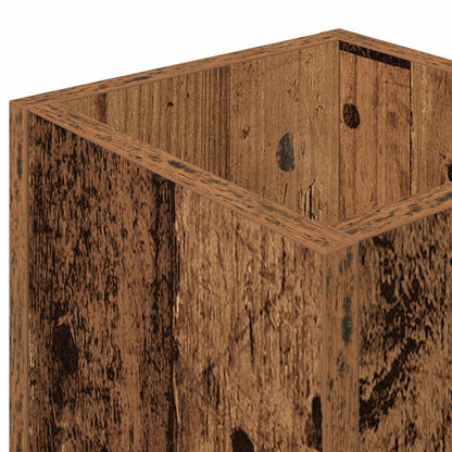 Umbrella Stand Old Wood 20 x 20 x 55.5 cm Engineered Wood