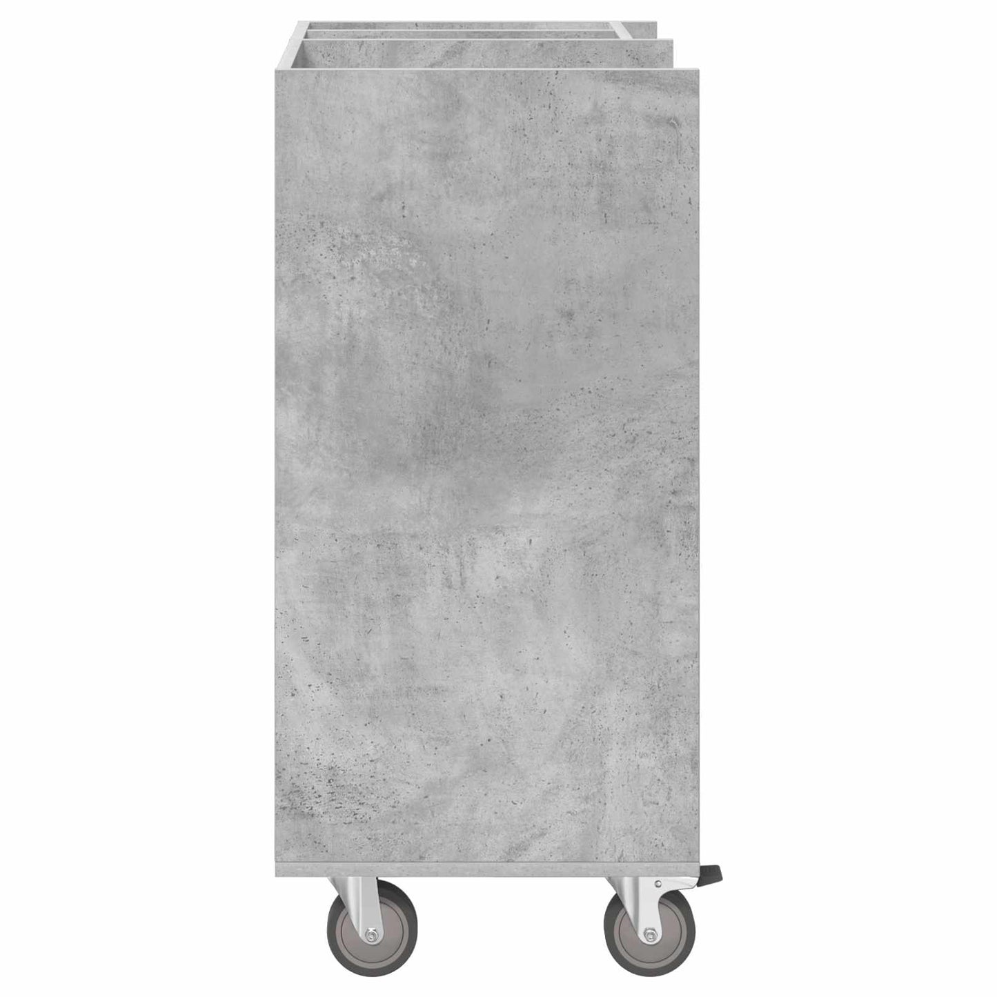 Golf Cabinet with Wheel Plain Concrete Grey 65 x 45 x 98 cm