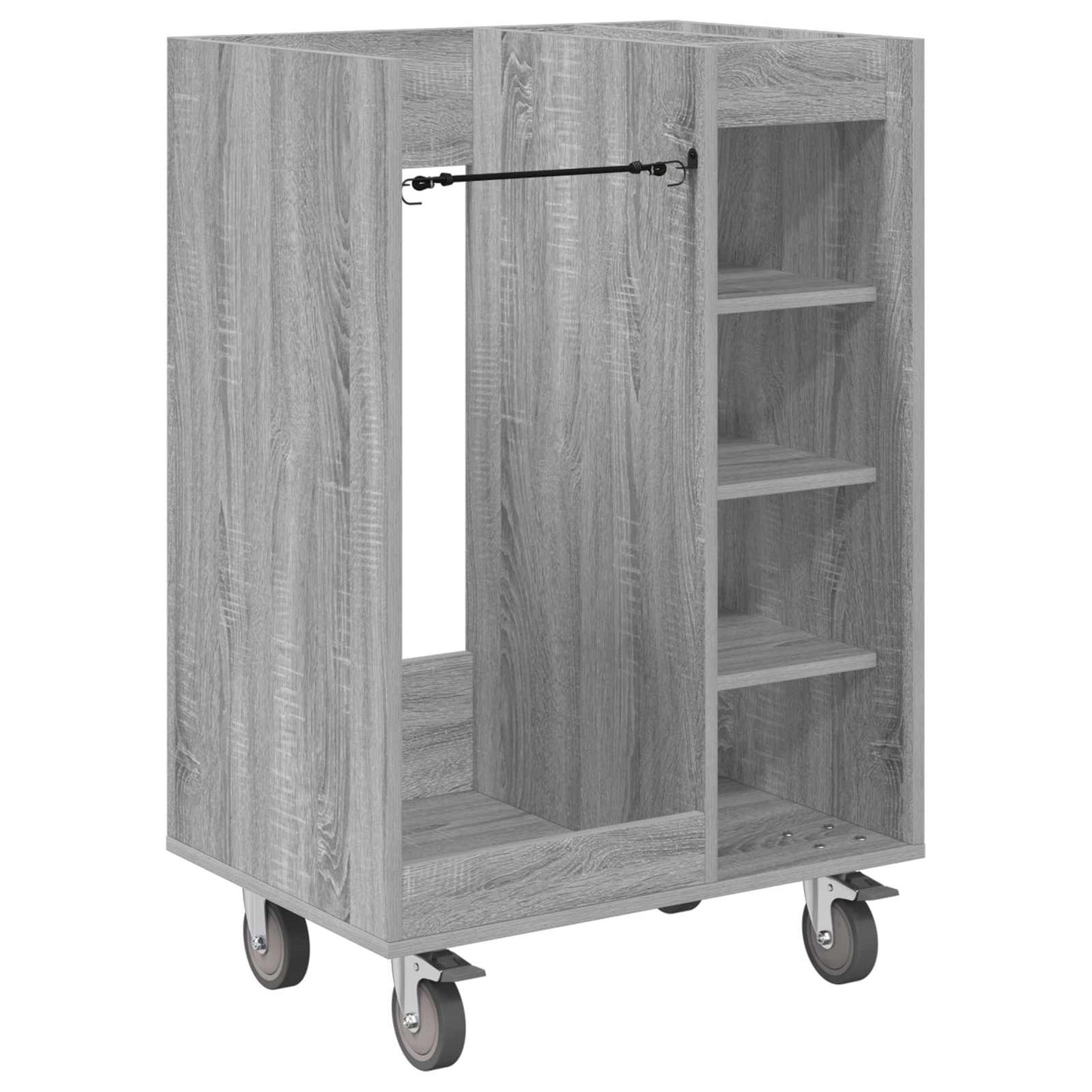 Golf Cabinet with Wheel Plain Grey Sonoma 65 x 45 x 98 cm