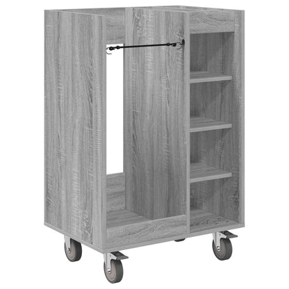 Golf Cabinet with Wheel Plain Grey Sonoma 65 x 45 x 98 cm